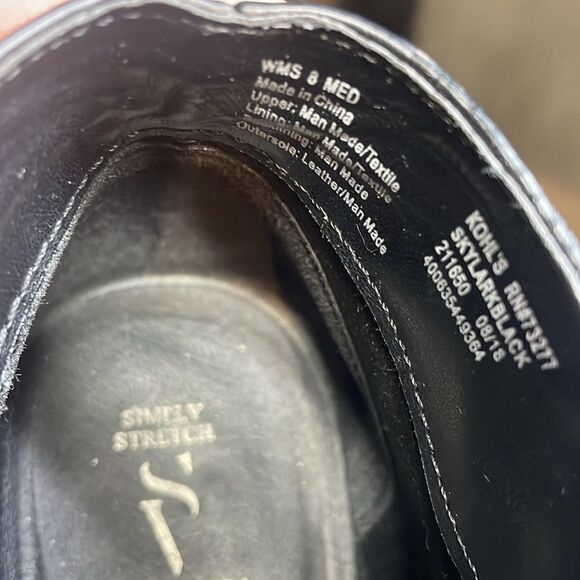 Simply Vera Vera Wang Skylark Ankle Boots, black, size 8 - Picture 6 of 6